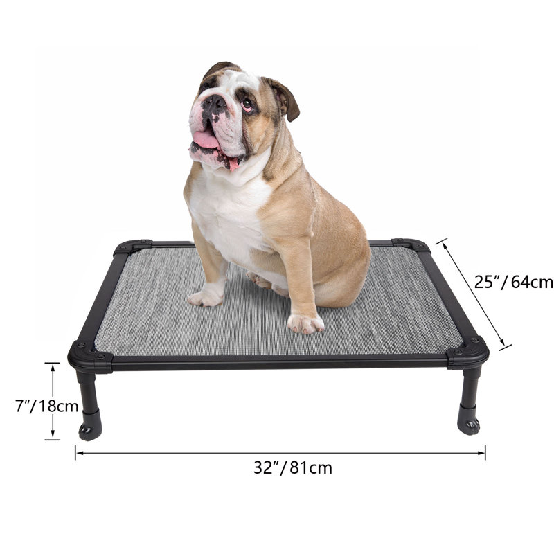 Tucker Murphy Pet Chew Proof Elevated Dog Bed Cooling Raised Pet Cot